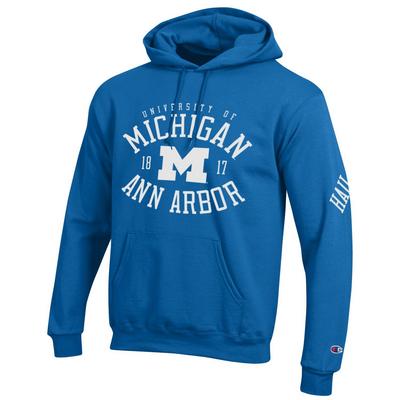 Michigan Un Champion Powerblend  Pullover Hoodie