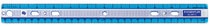 Staedtler Mars Ring Binder 12Inch Ruler Blue Tinted