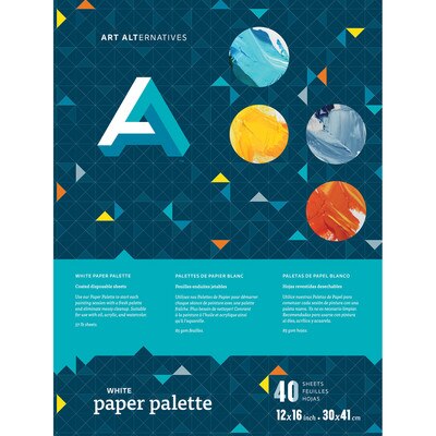 Art Alternatives White Paper Palette Pad 12 x 16