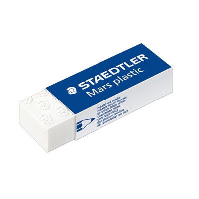 Plastic Mars Eraser