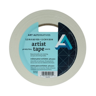 Art Alternatives Artist Tape 12 Wide x 60 yds White