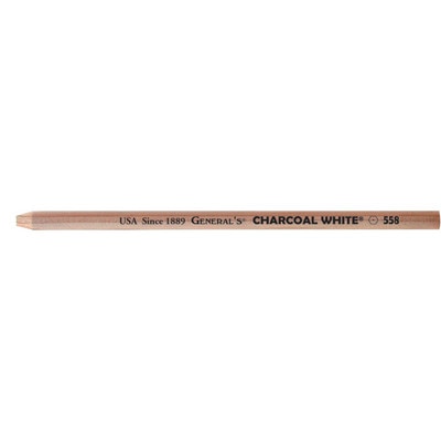 General Pencil Charcoal White Pencil Watersoluble