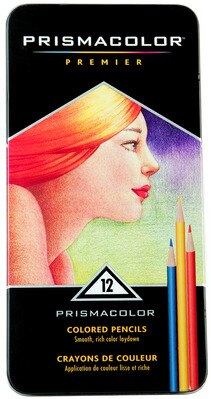 Prismacolor Premier Thick Core Colored Pencil Set 12Colors