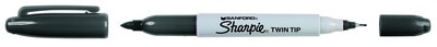Sharpie Sharpie Twin Tip Permanent Markers Uncarded Blue