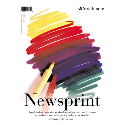 Strathmore Newsprint Paper Pad 200 Series 18 x 24