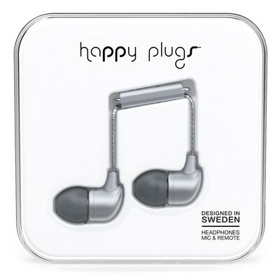 Happy Plugs Space Grey In-Ear