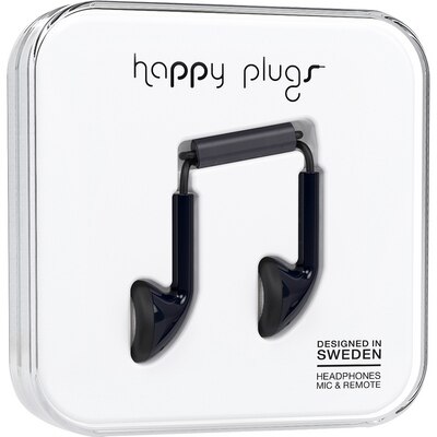 Happy Plugs Black Earbud