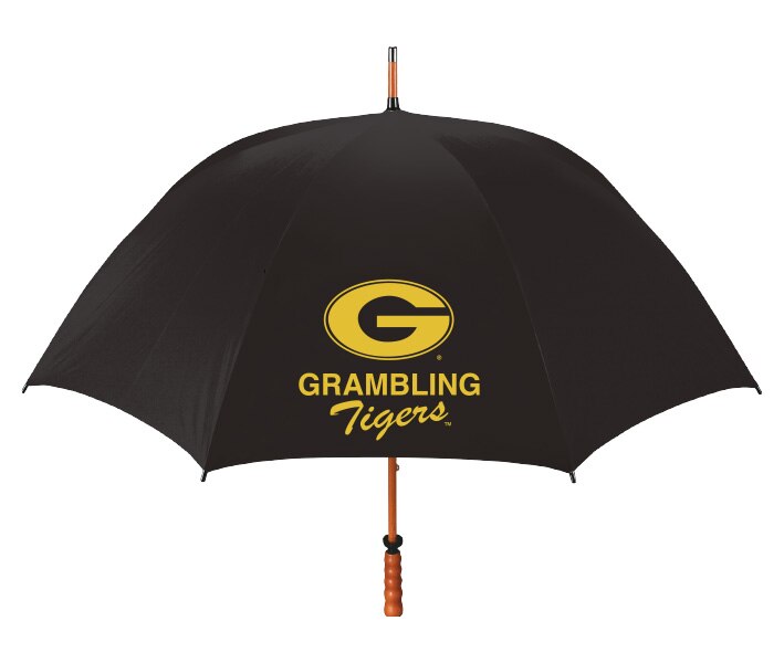 Grambling Tigers 7100 EMB 62" WOOD SHAFT UMB SOLID 2T 1C