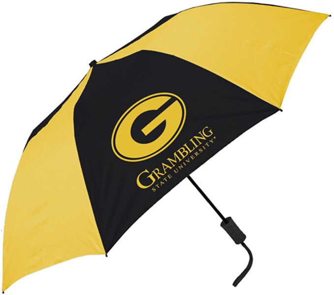 Grambling Tigers "The Sport" 2-Tone Emblematic Umbrella Automatic Folding 48" Coverage