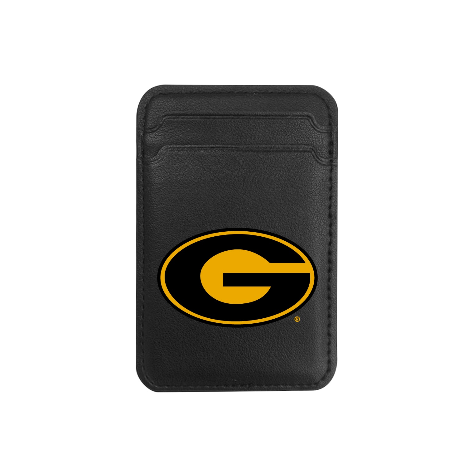 Grambling State University - Leather Wallet Sleeve (Top Load, Mag Safe), Black, Classic V1
