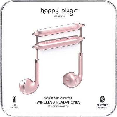 Happy Plugs Pink Gold Bluetooth Earbud Plus