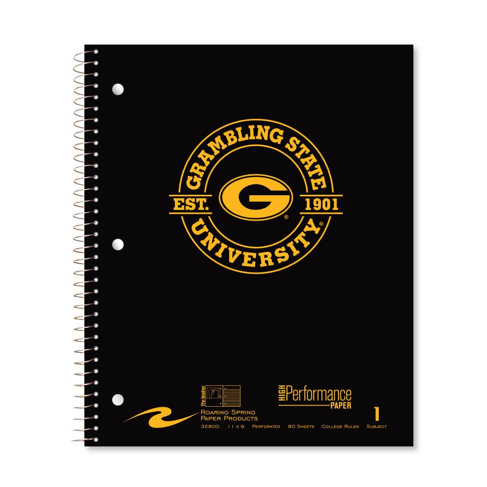 Roaring Premium 1 Subject Notebook, 8.5x11 College Ruled 20lb Paper, Pressboard Foil Cover