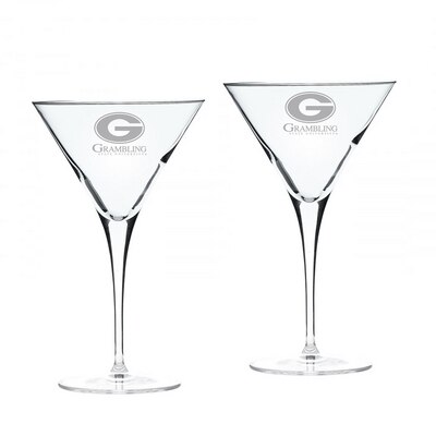 Grambling Martini Glass 2pk