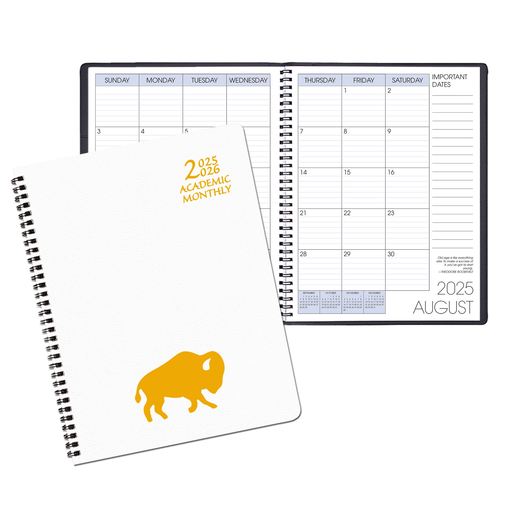 Payne 25-26 Imprinted Academic Monthly Planner 8.5"x11"