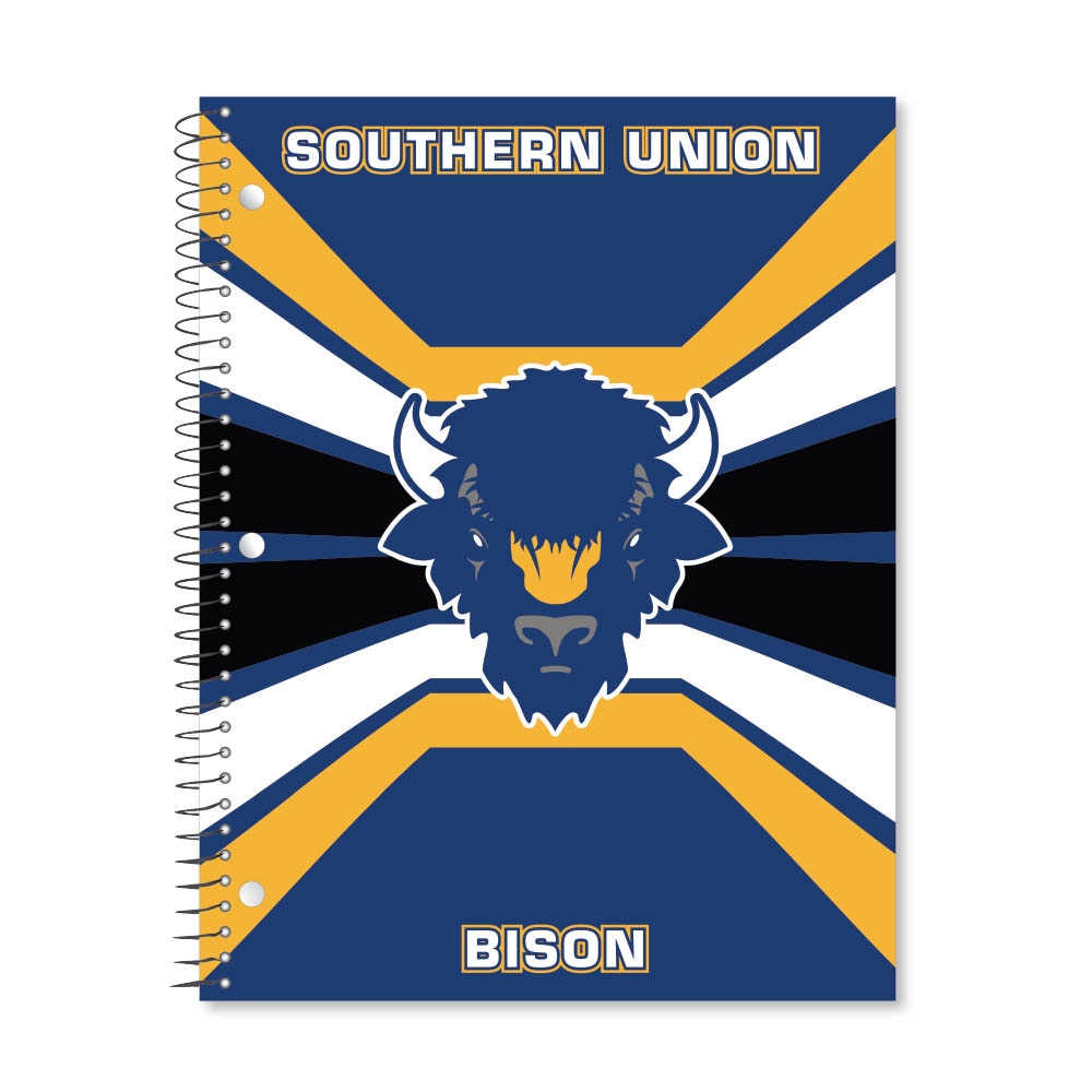 Digi Color Warp 1 Subject 11"x8.5" 70 Count College Ruled Spiral Notebook