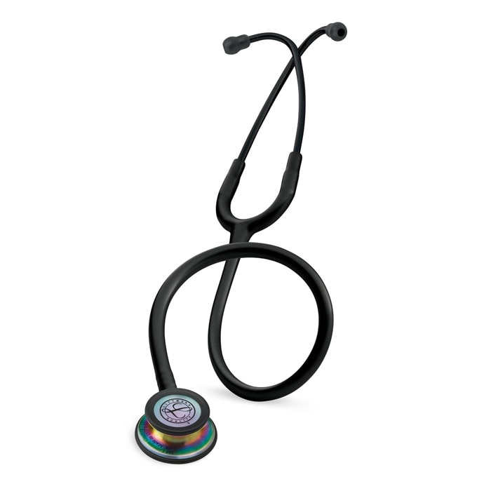 3M LittmannBlack Rainbow Classic III Monitoring Stethoscope