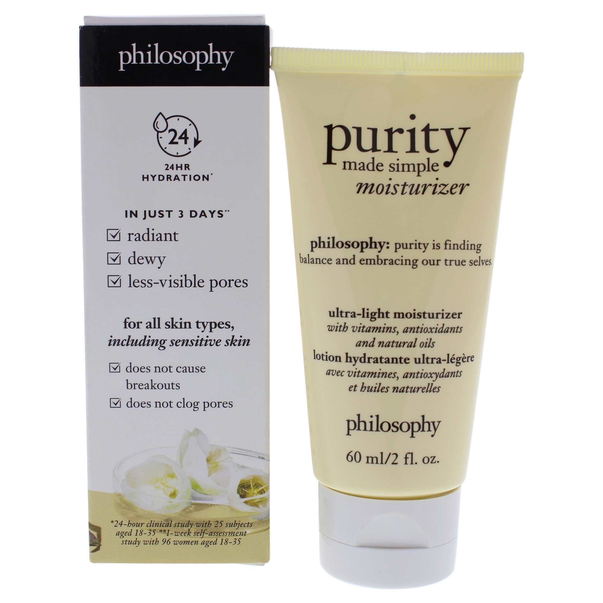 Purity Made Simple Moisturizer - Philosophy- 2 oz