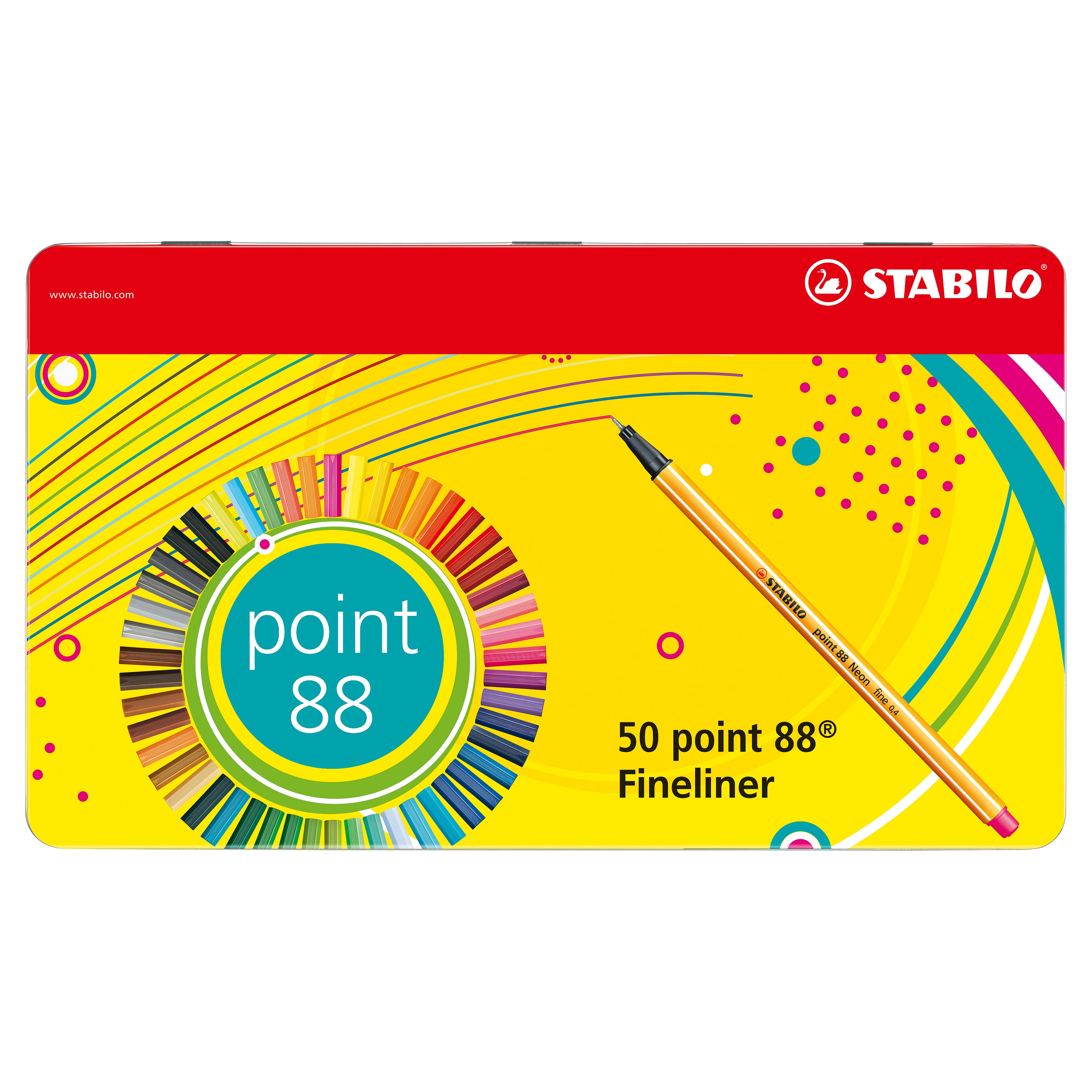 STABILO POINT 88 50 PC TIN