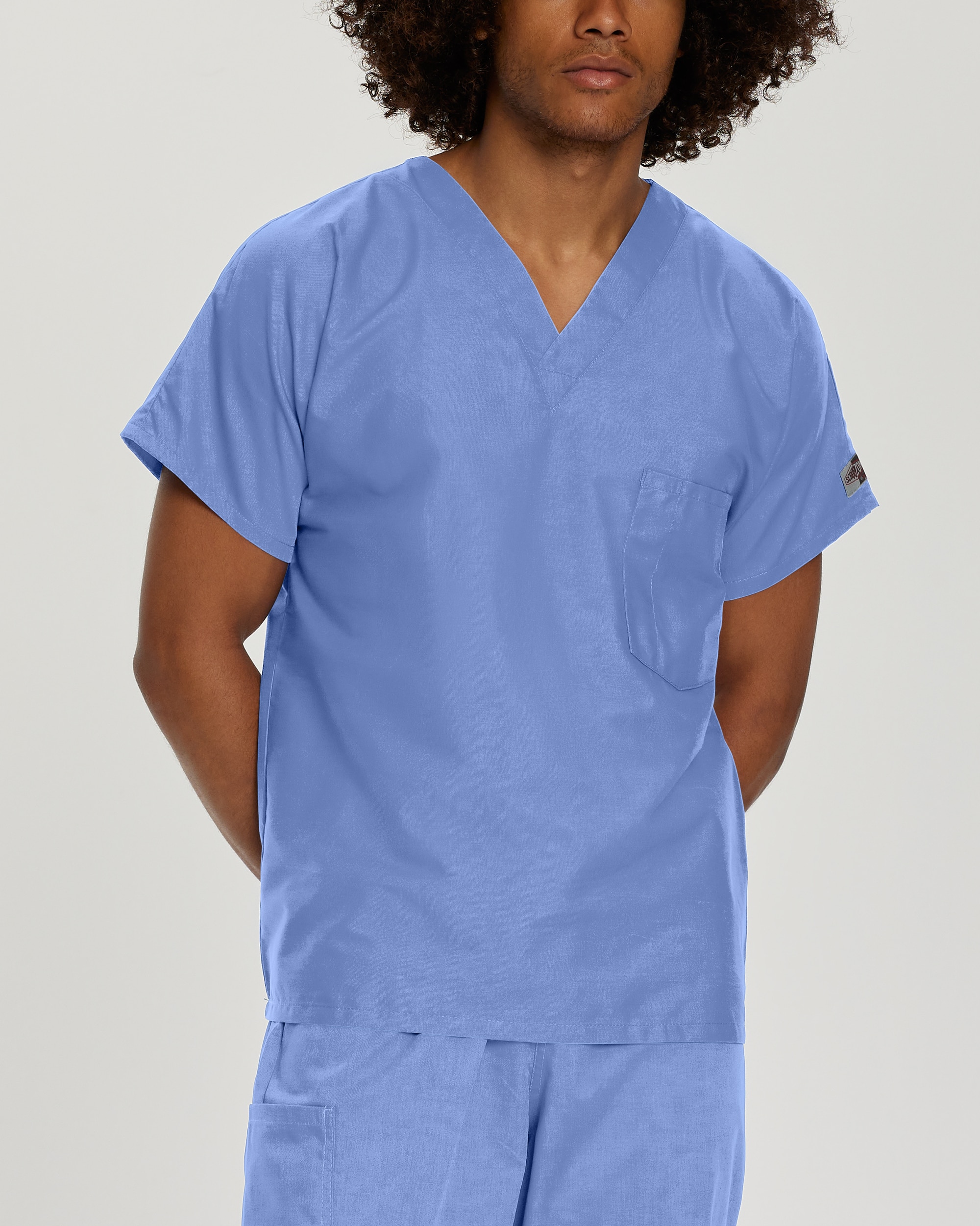 VDS Unisex Scrub Top:Sandstone:3XL