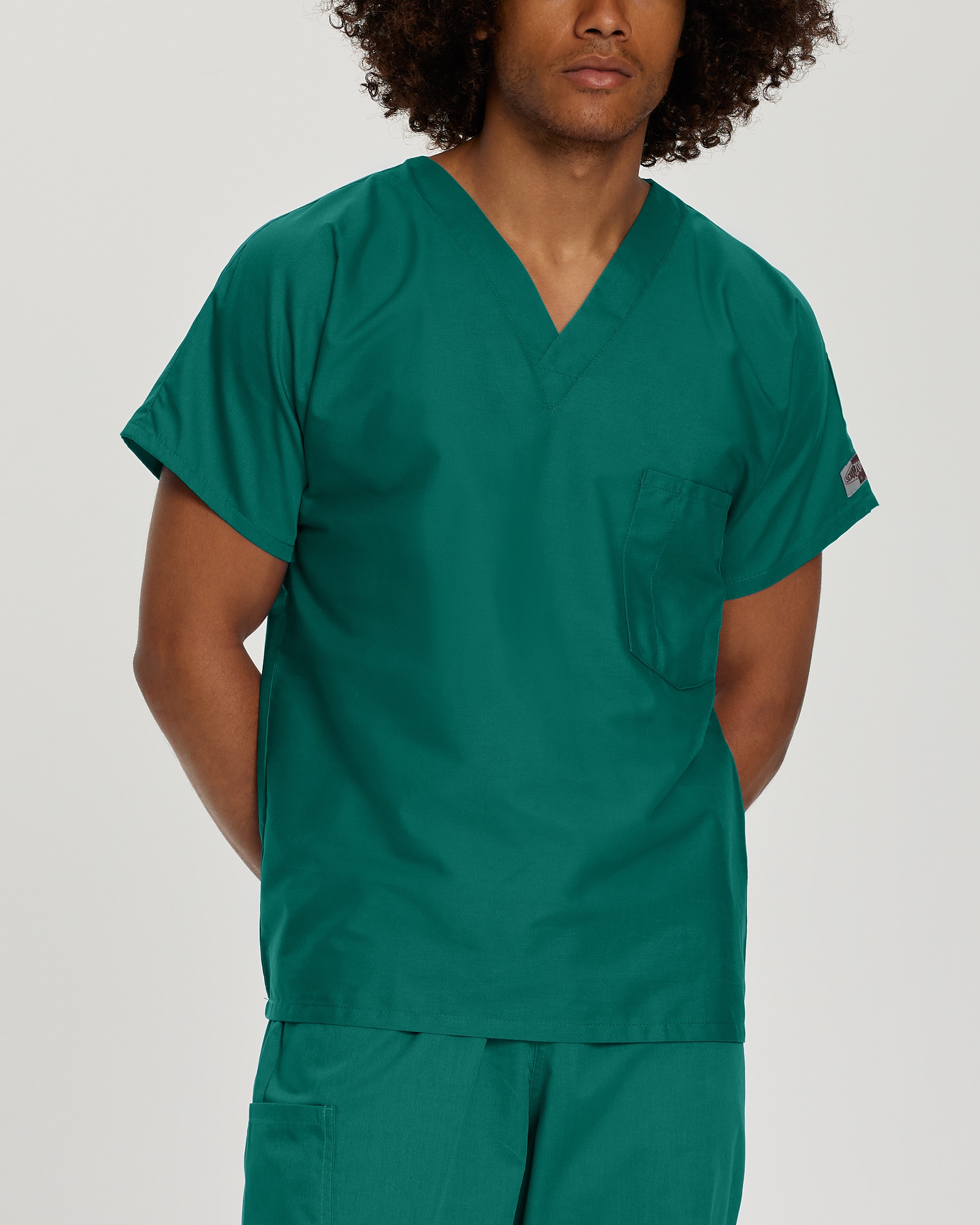 VDS Unisex Scrub Top:Sandstone:3XL