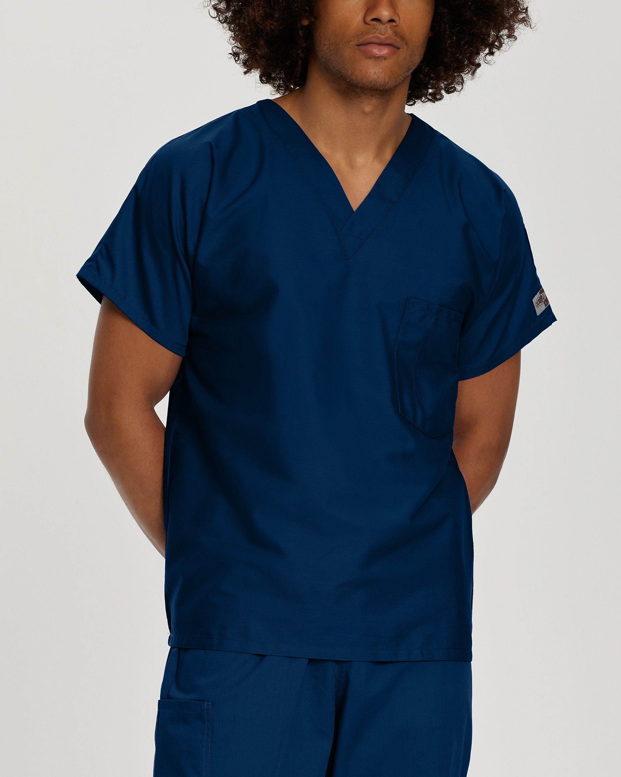 VDS Unisex Scrub Top:Sandstone:3XL