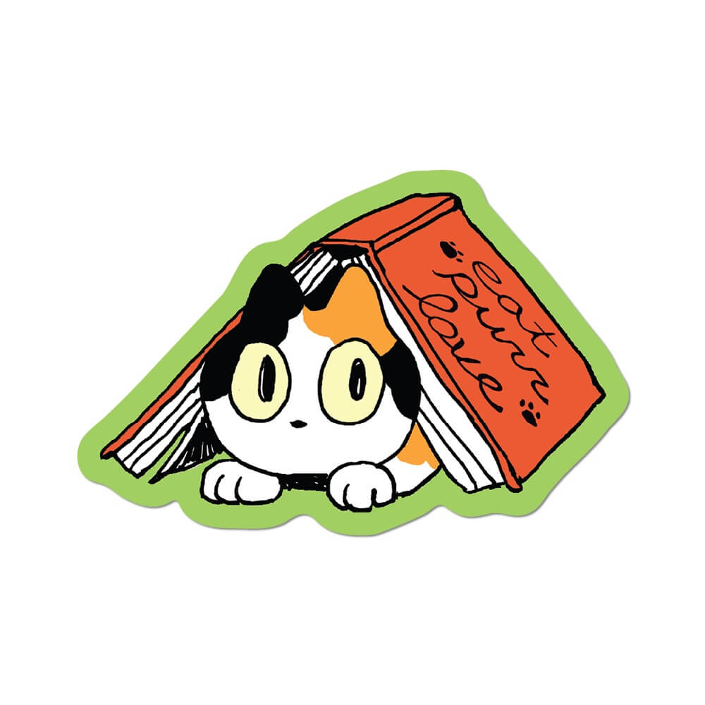 Eat Purr Love Die Cut Sticker