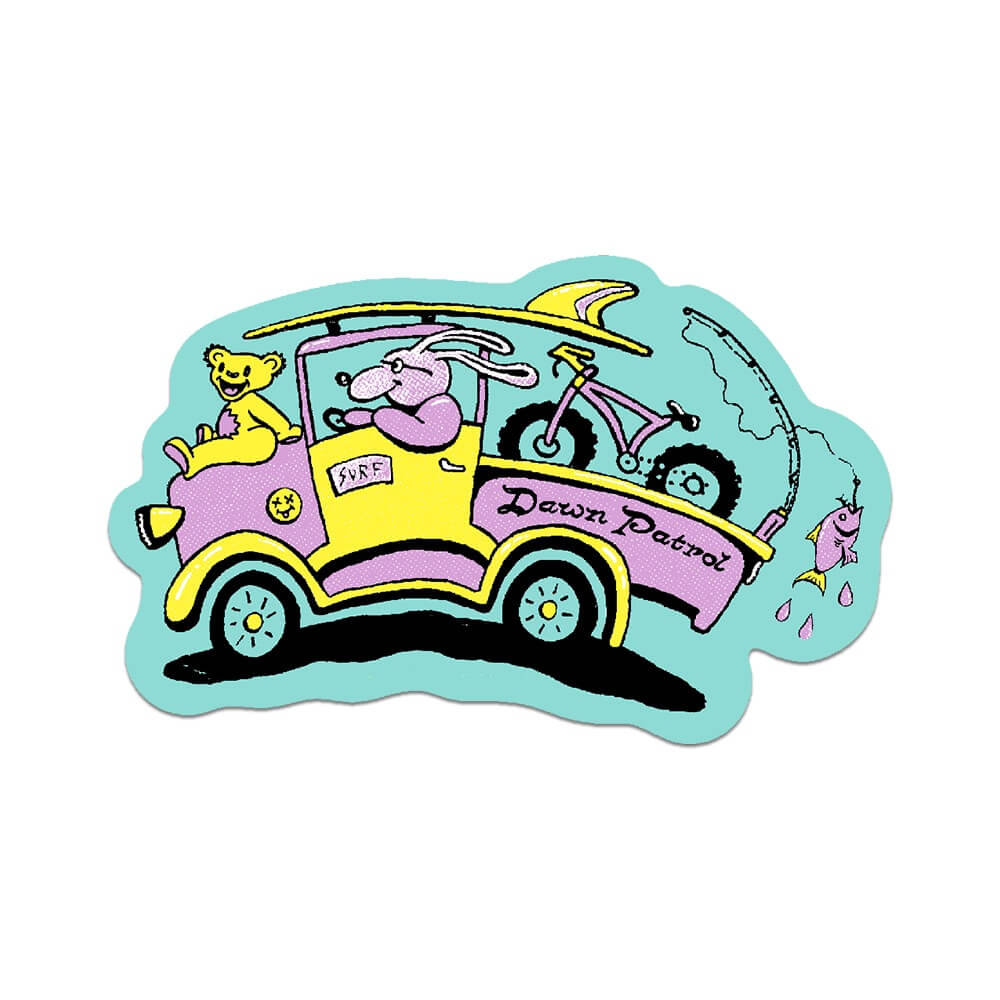 Dawn Patrol Die Cut Sticker