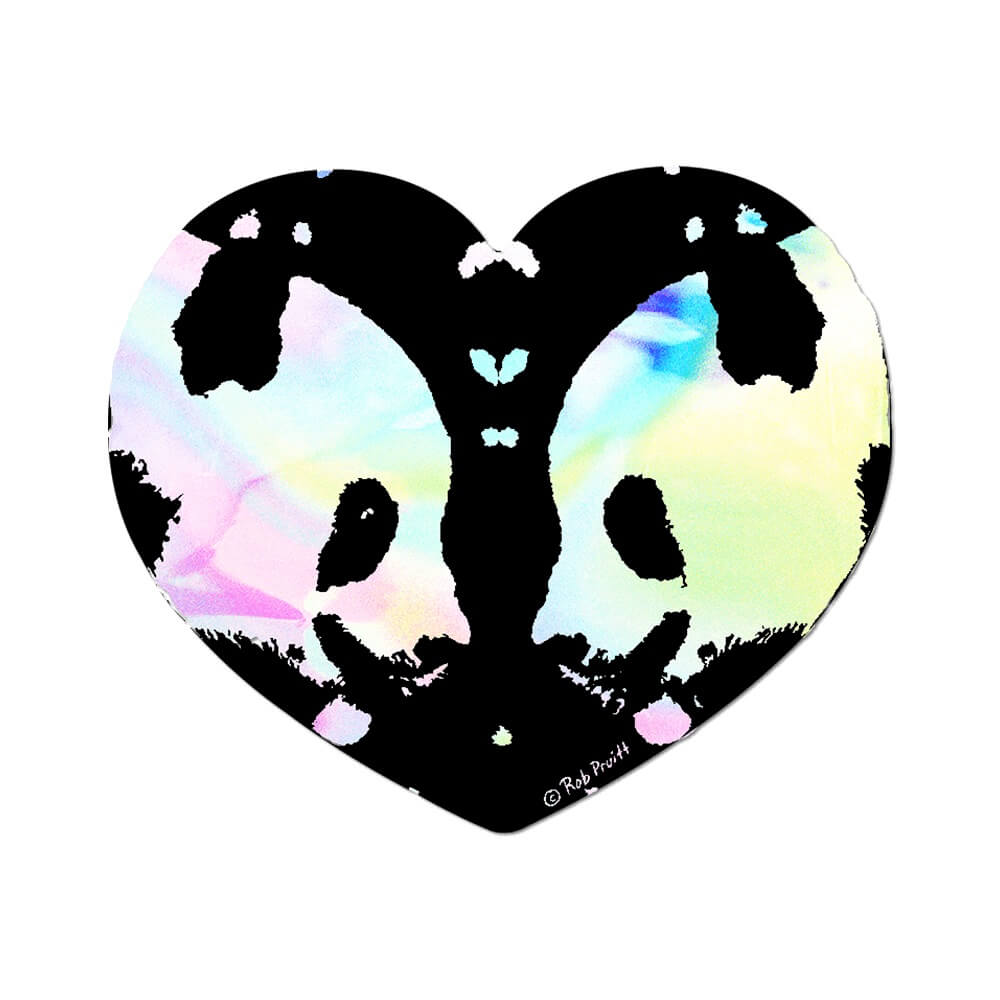 Panda Love Die Cut Sticker