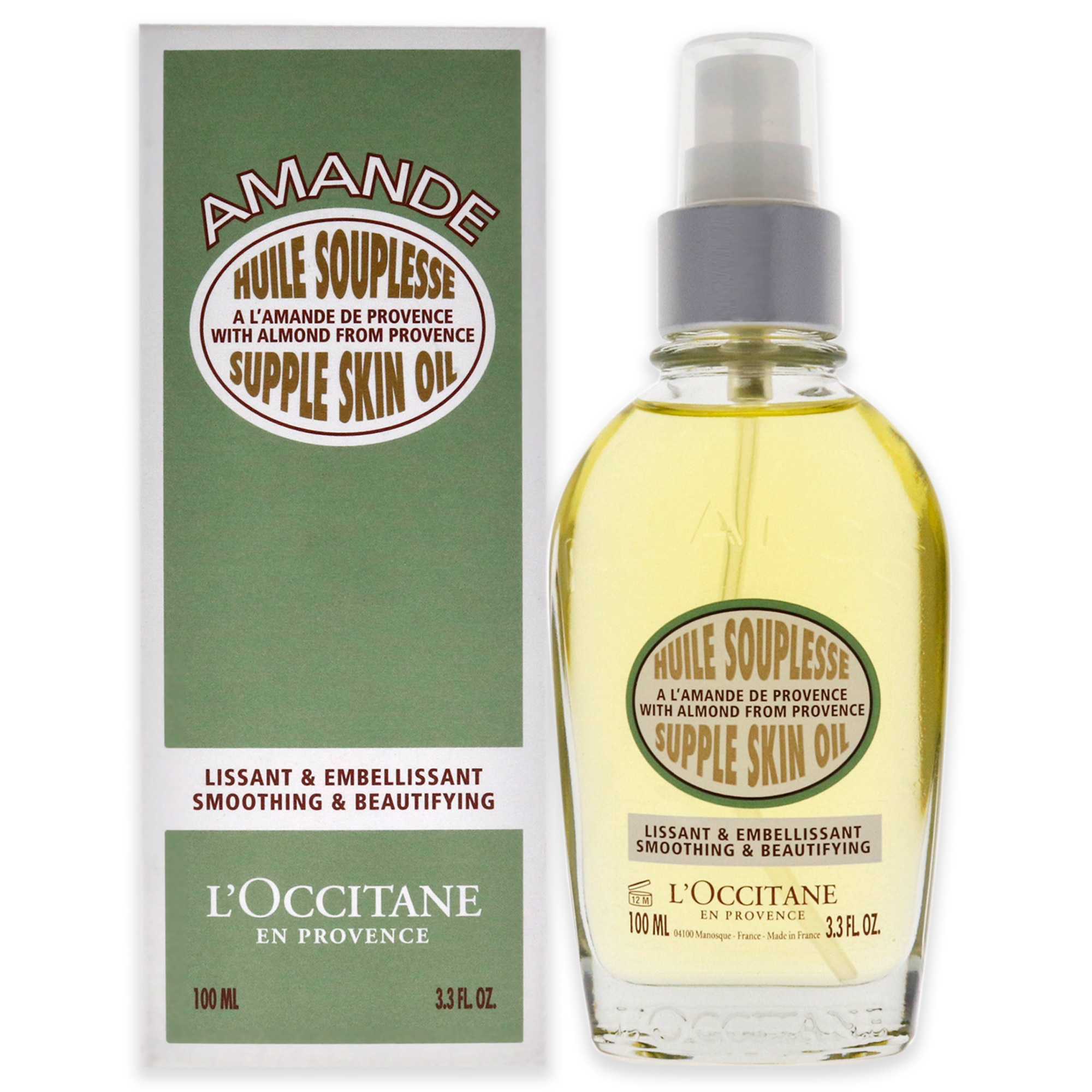 Almond Supple Skin Oil - LOccitane- 3.4 oz