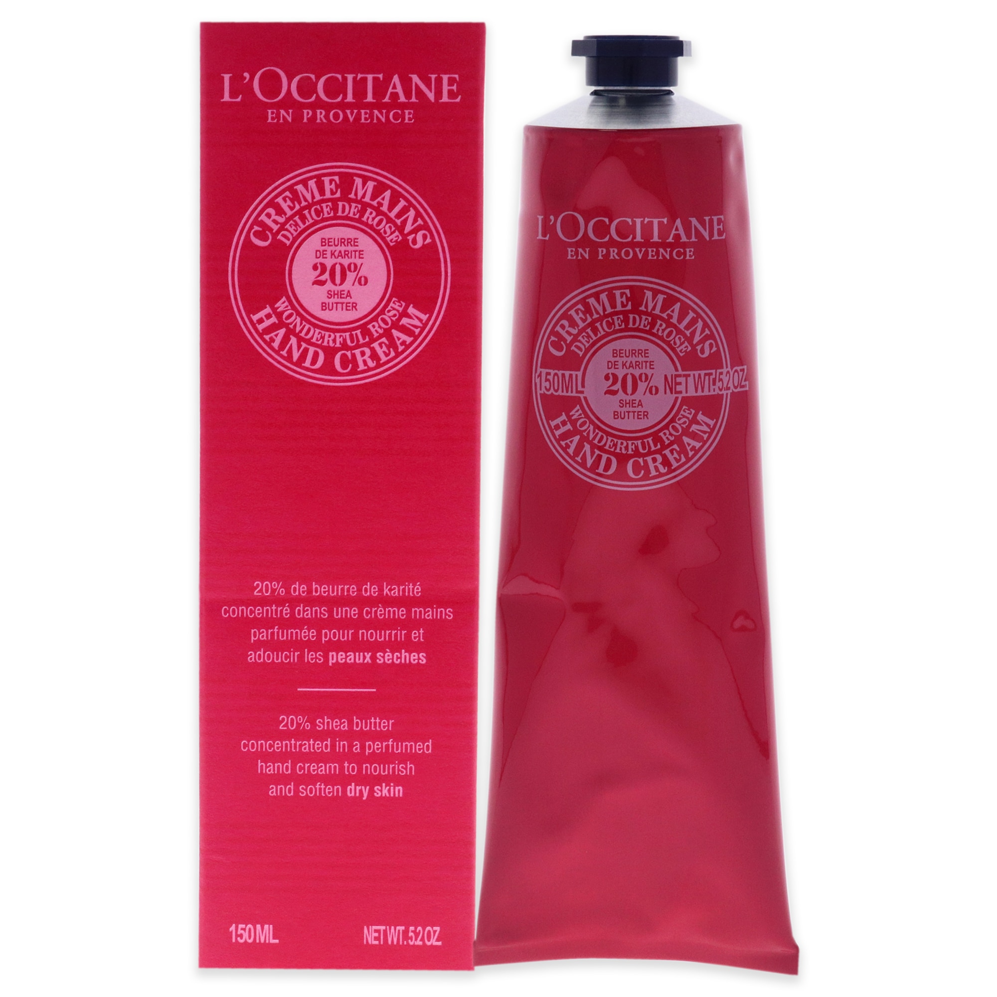 Shea Butter Wonderful Rose Hand Cream - LOccitane- 5.2 oz