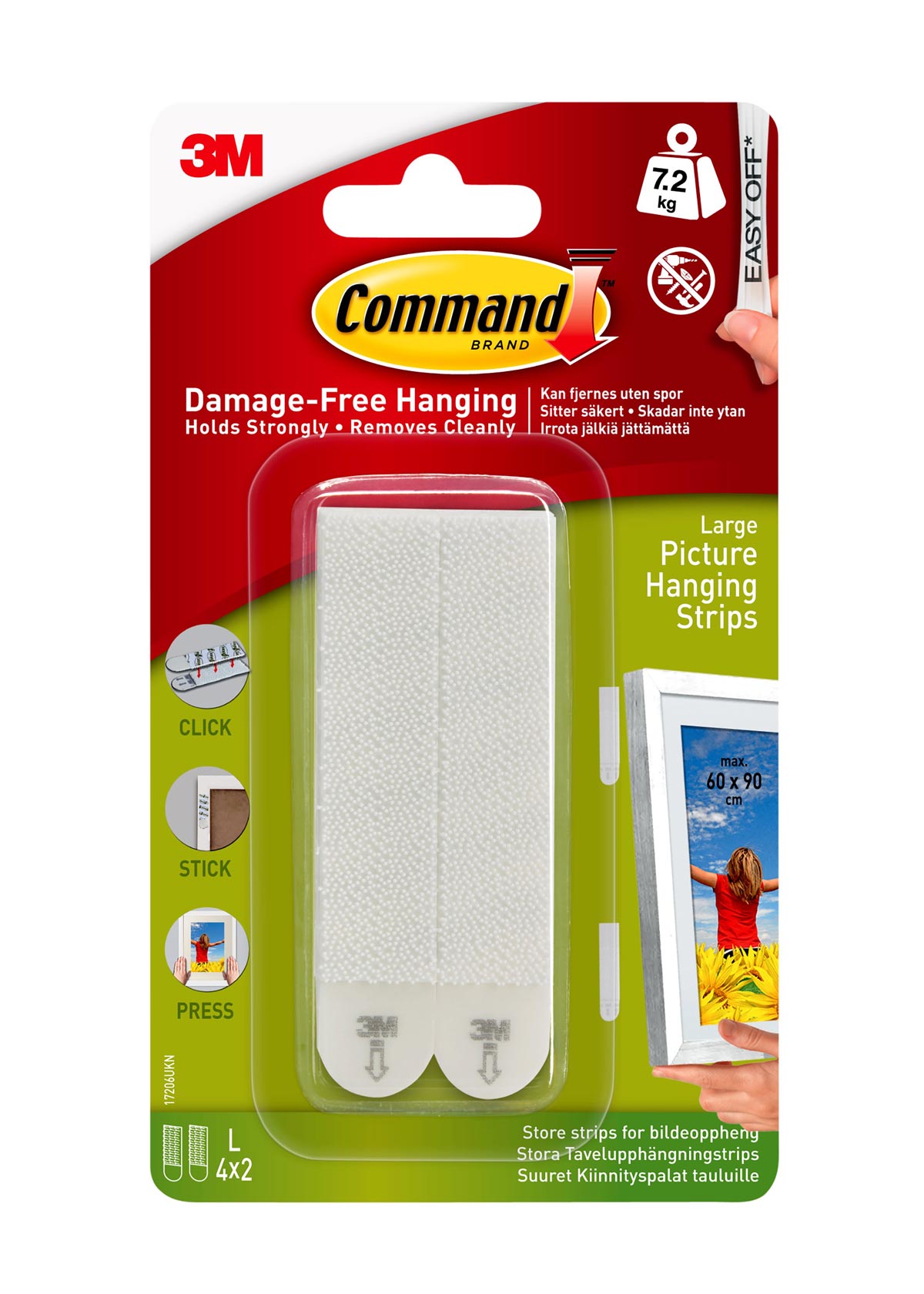 Command Large Picture Hanging Strips