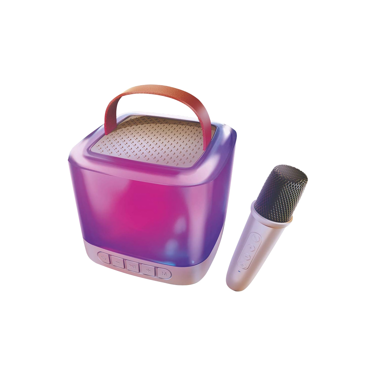 COBY Wireless LED Karaoke Speaker With Mic