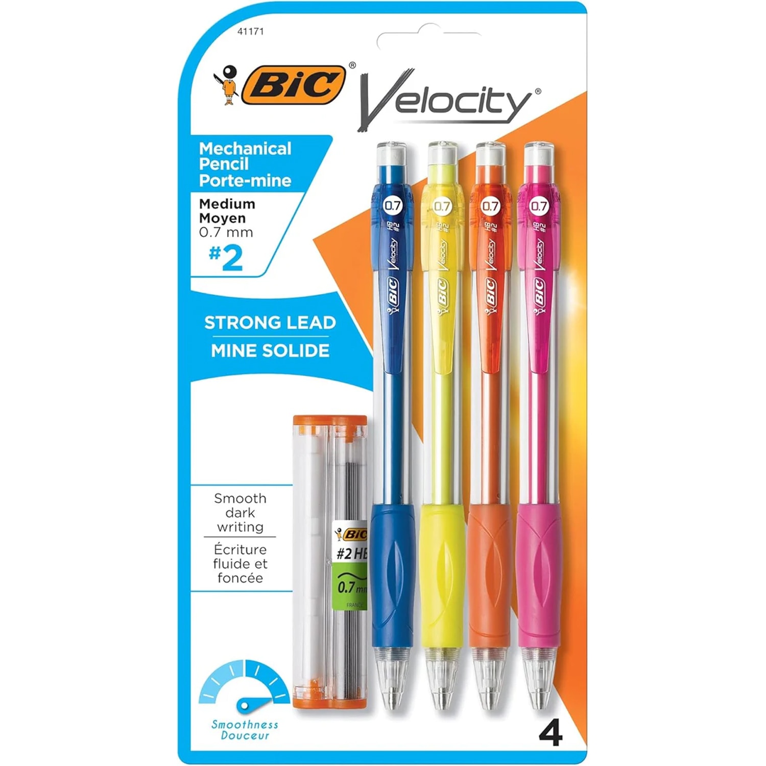 Velocity Mechanical Pencil 0.7mm 4pk