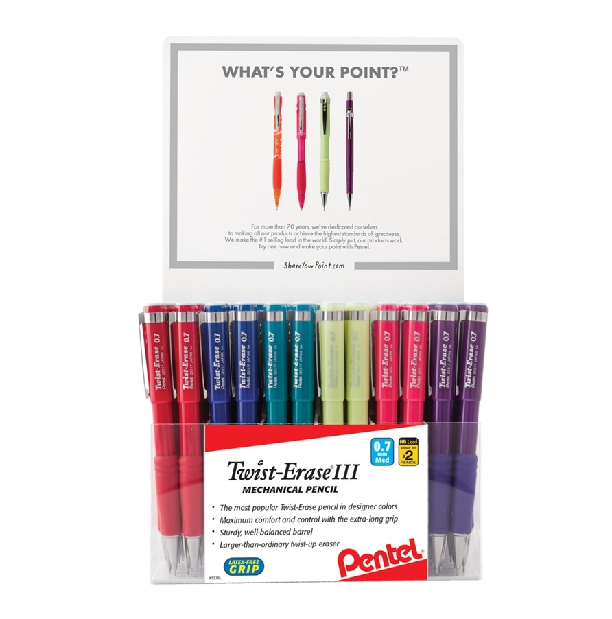 Pentel Twisters 7mm Mechanical Pencil 72pc