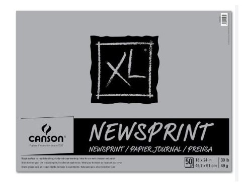 Pad-Newsprint 18X24 50S