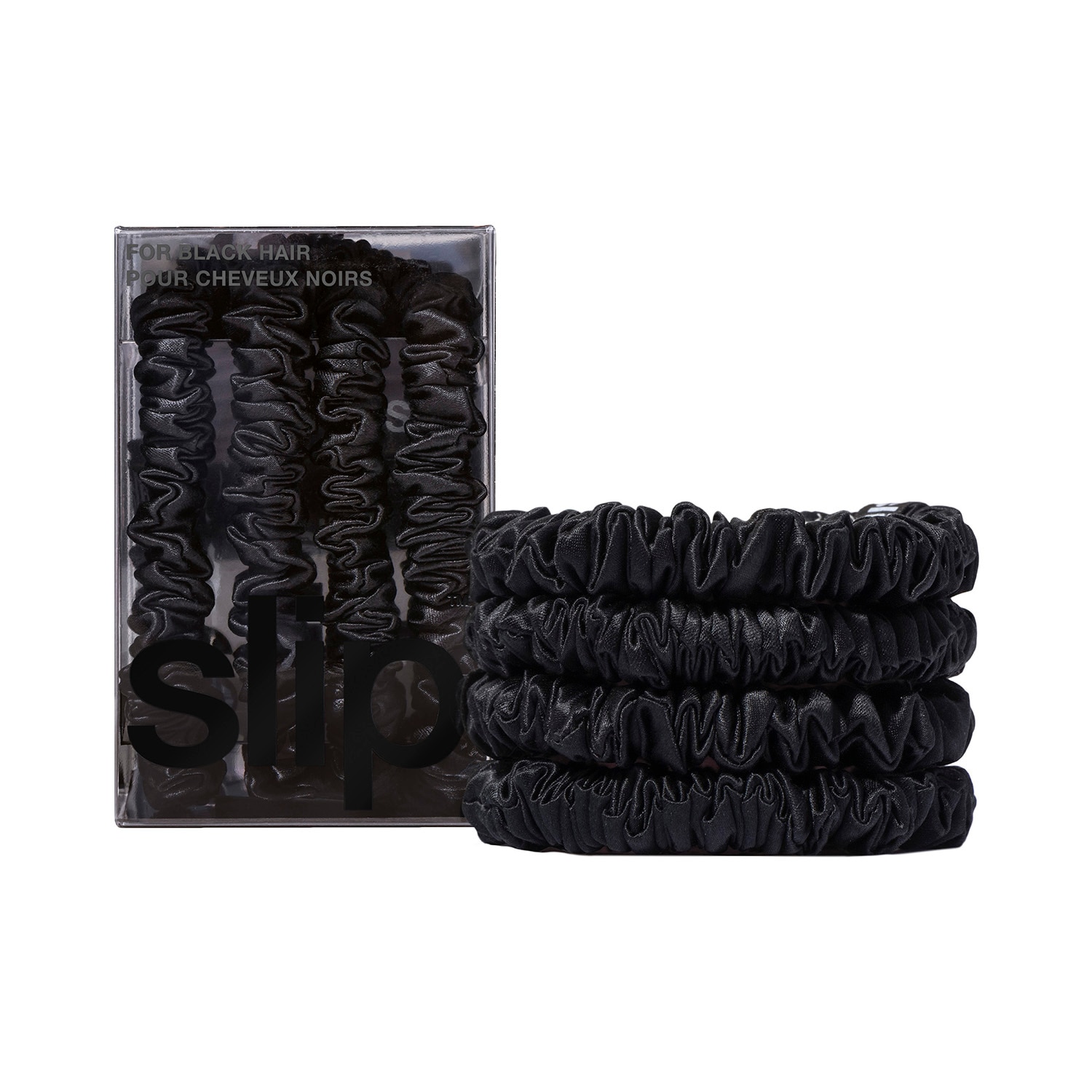 Slip Pure Silk Back To Basics Skinny Scrunchies