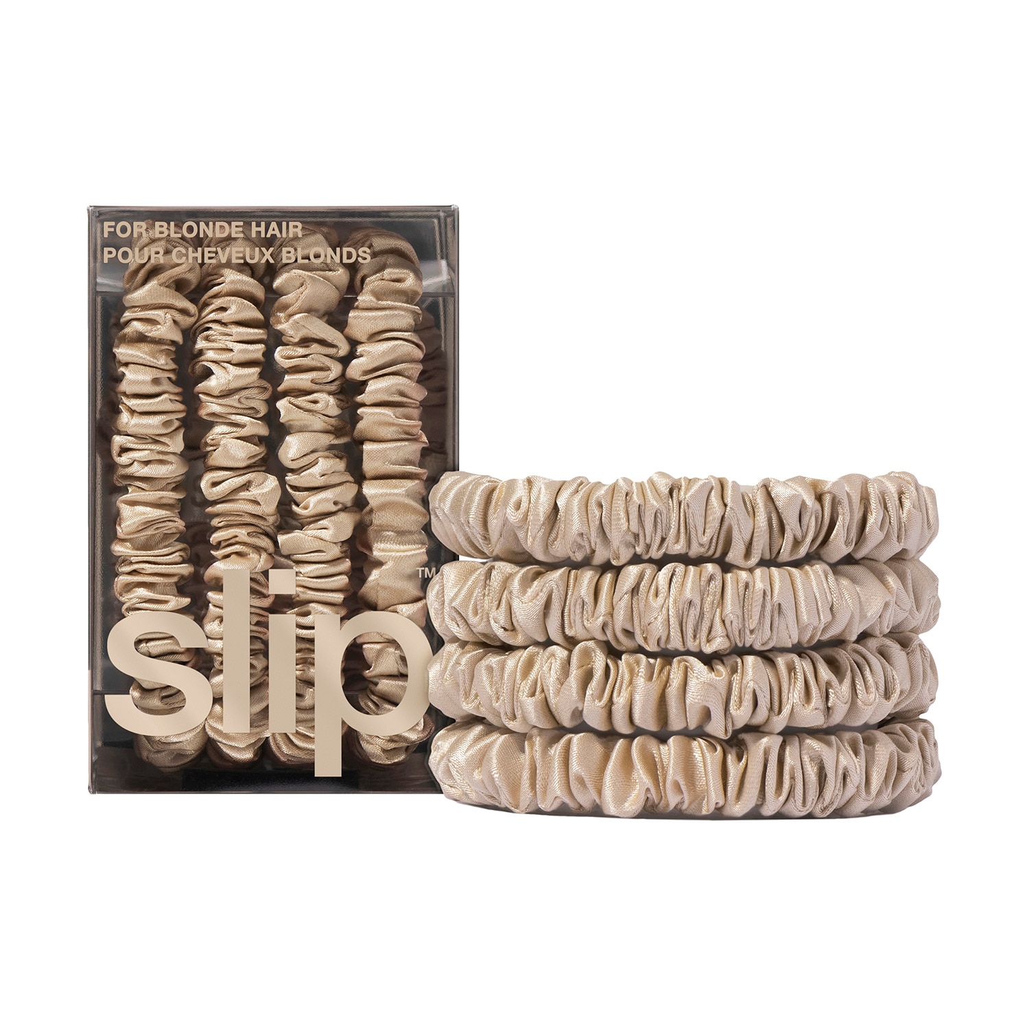 Slip Pure Silk Back To Basics Skinny Scrunchies
