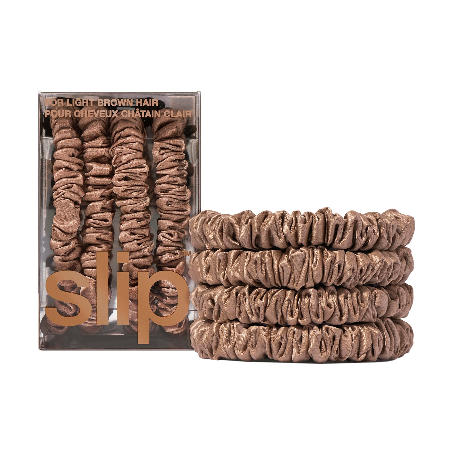Slip Pure Silk Back To Basics Skinny Scrunchies