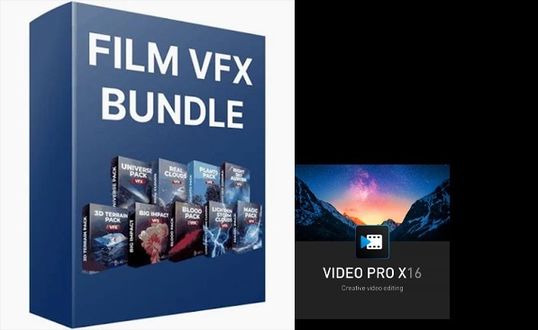 AEJuice Film VFX Bundle with FREE MAGIX Video Pro X 16 (Download)
