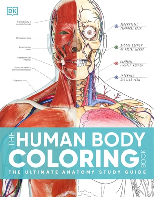 The Human Body Coloring Book: The Ultimate Anatomy Study Guide  Second Edition