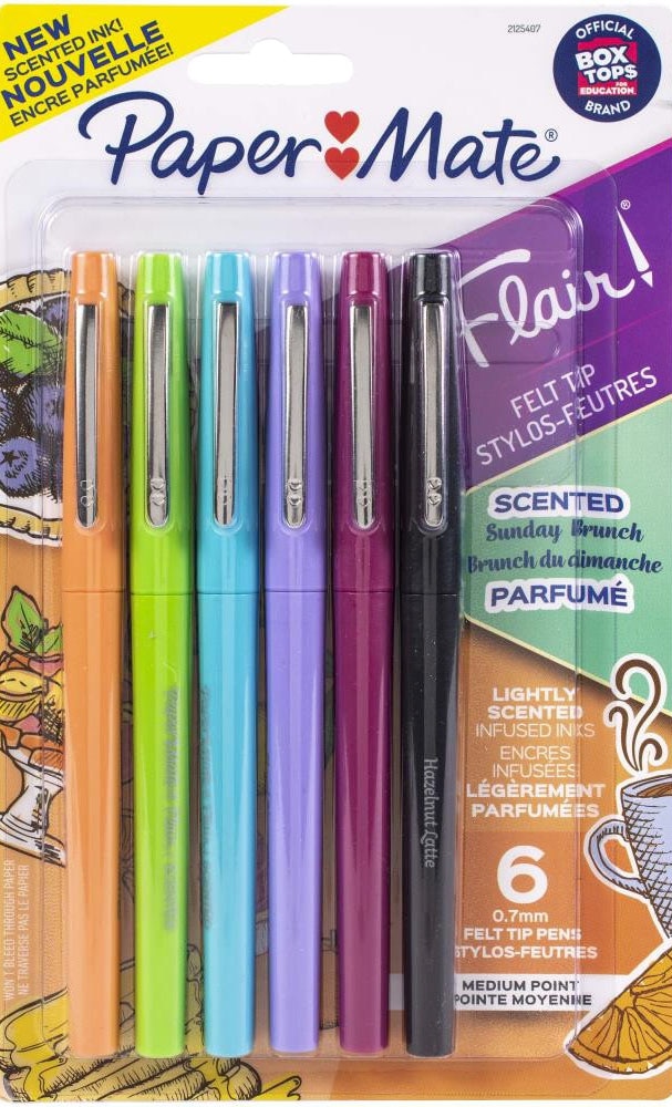 Paper Mate Flair Scented Felt Tip Pens, 10ct Assorted