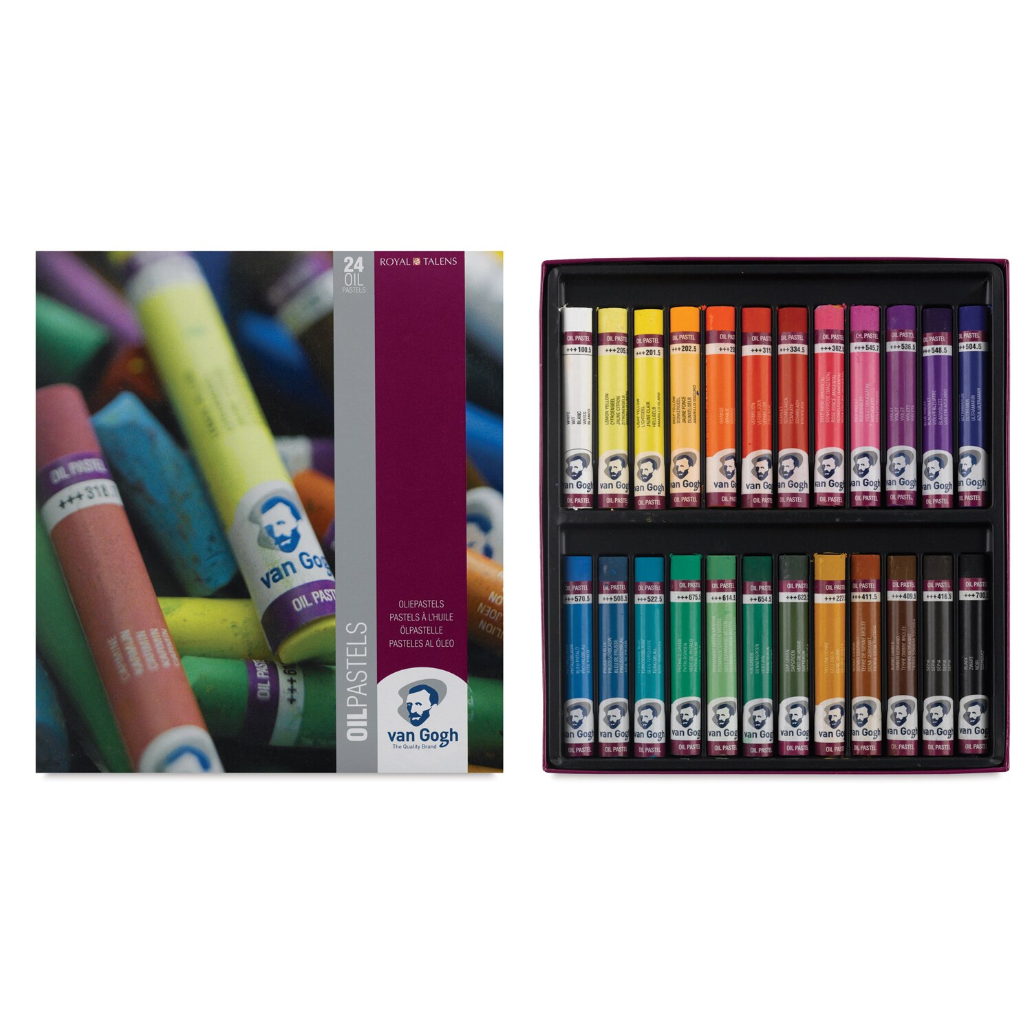 Van Gogh Oil Pastel Set - Assorted Colors Set of 24
