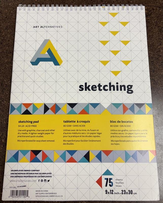 Art Alternatives Sketch Pad 9" x 12"
