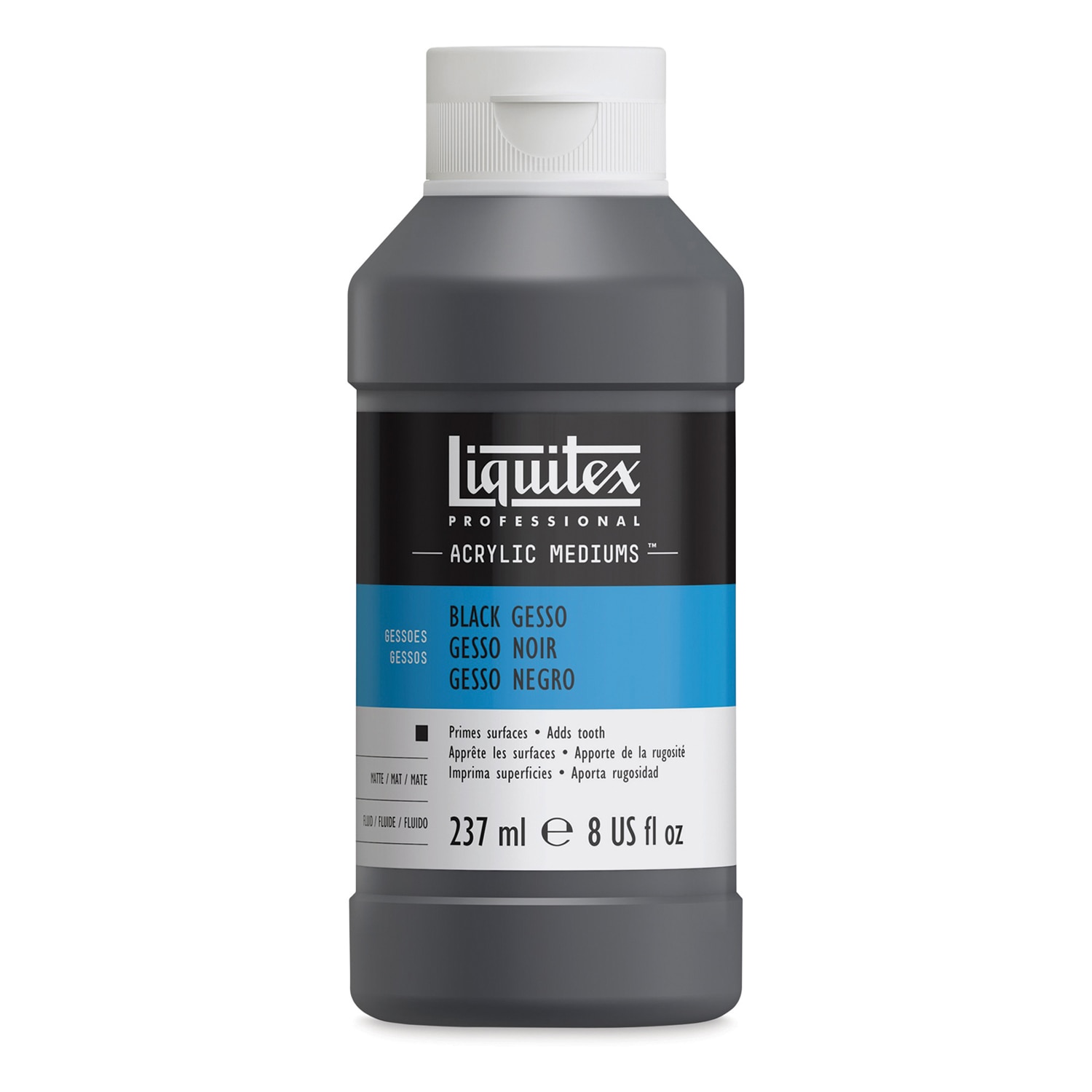 Liquitex Acrylic Gesso - Black 8 oz bottle