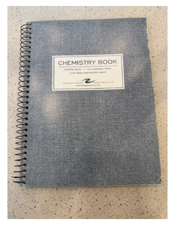 Notebook-Lab Gray Blue 1-120 Spiral Bound