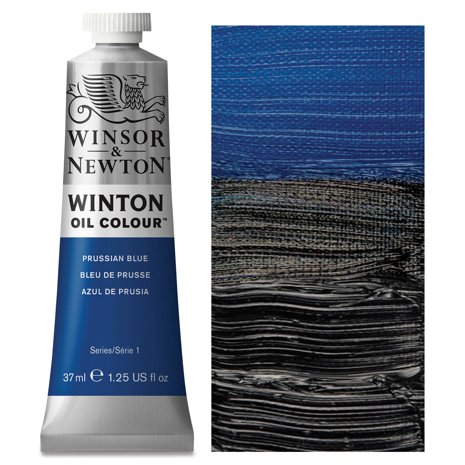 Winsor & Newton Winton Oil Color, 37ml, Prussian Blue