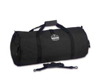 Black Polyester Duffle Bag