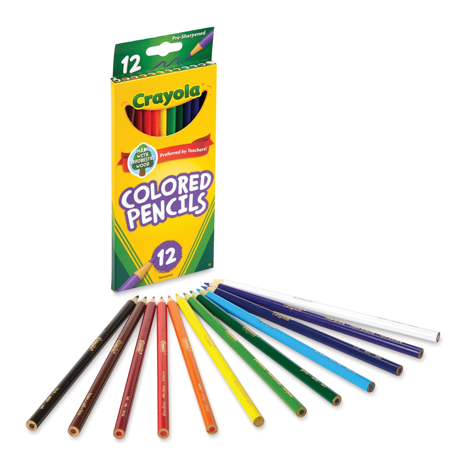 Crayola Colored Pencils - Assorted Colors Set of 12