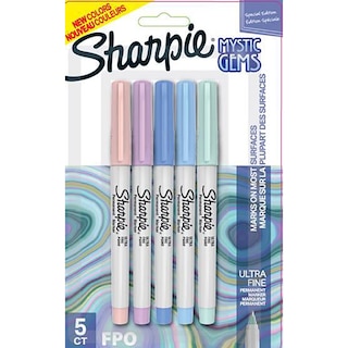 Sharpie Mystic Gems Ultra Fine Pt 5Ct Assorted Colors