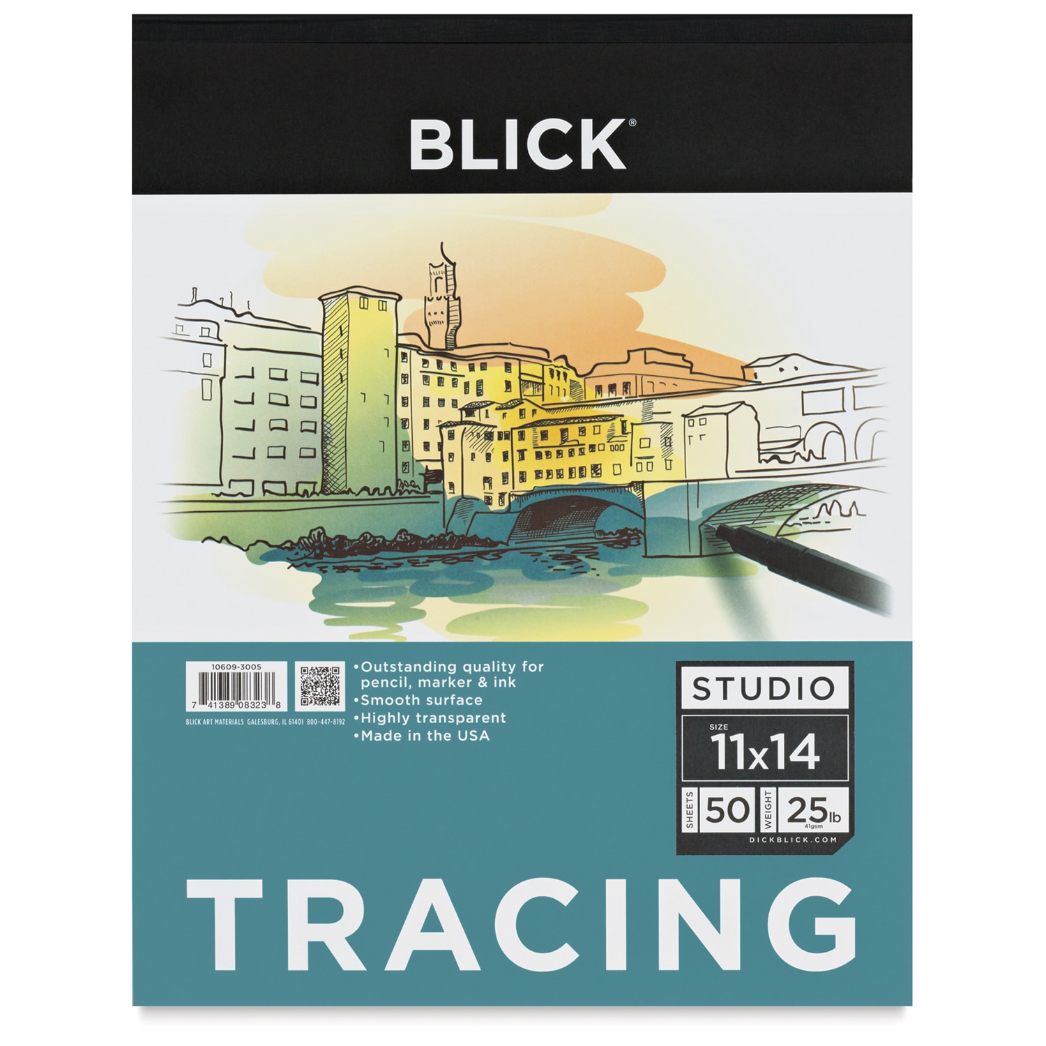 Blick Studio Tracing Paper Pad - 11" x 14" 50 Sheets